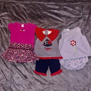 Gently used 3 two piece outfits.